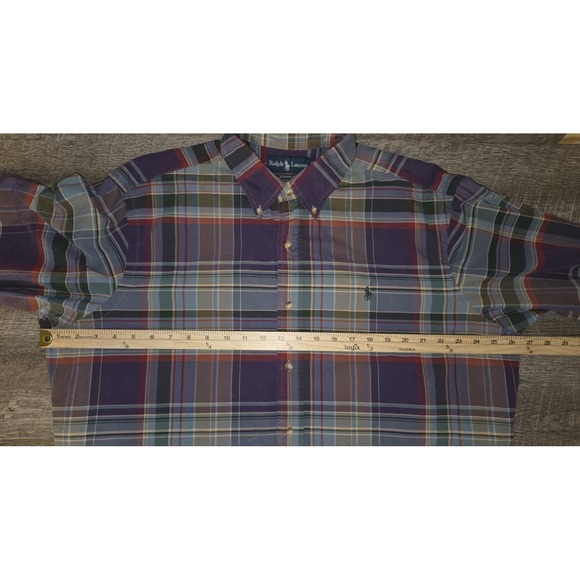 Ralph Lauren Classic Fit Colorful Button-Down Long Sleeve Shirt Men's Size XL - Picture 7 of 9